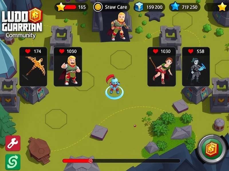 Ludo Warrior Guardian Game Interface